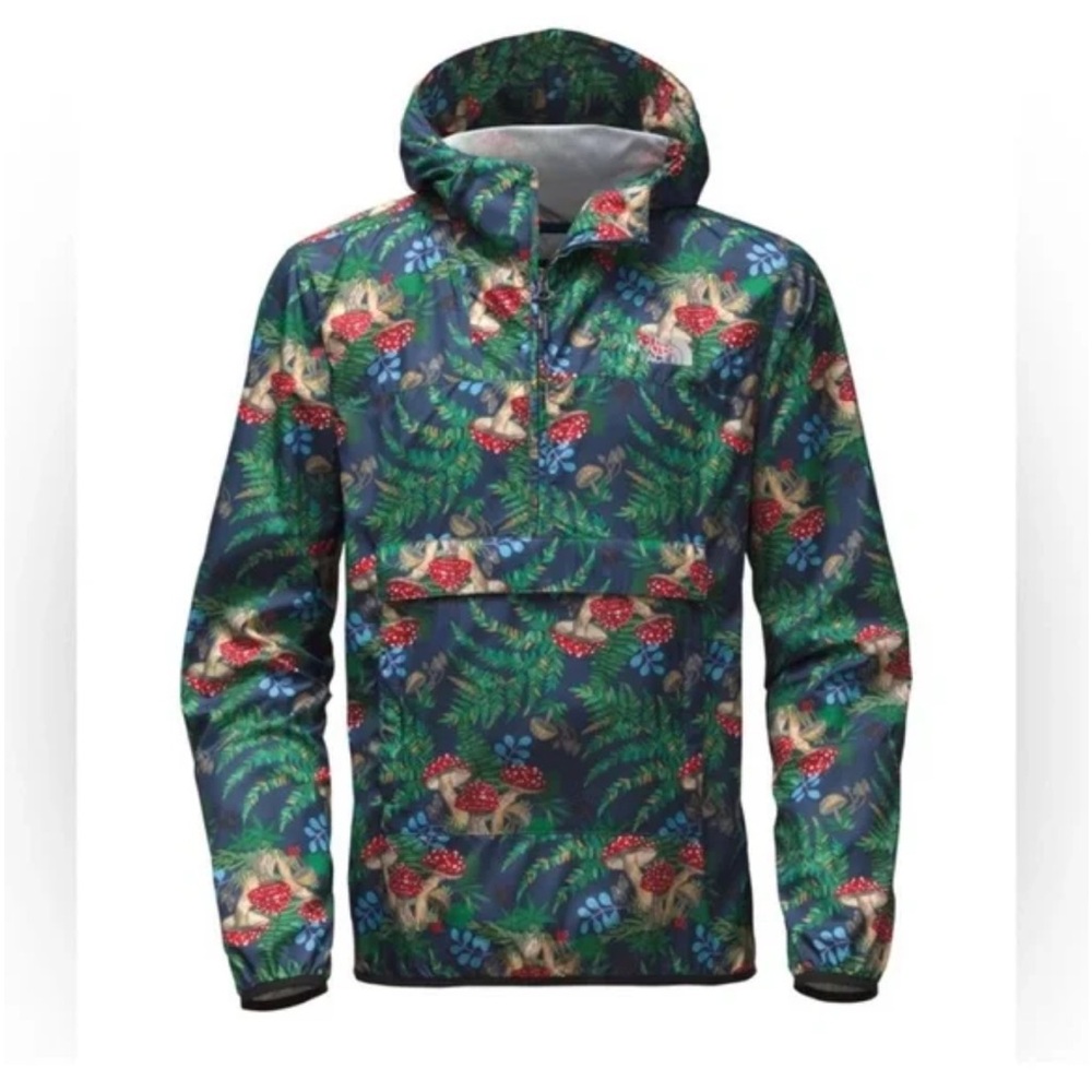 three fish studios x the north face fanorak - size medium